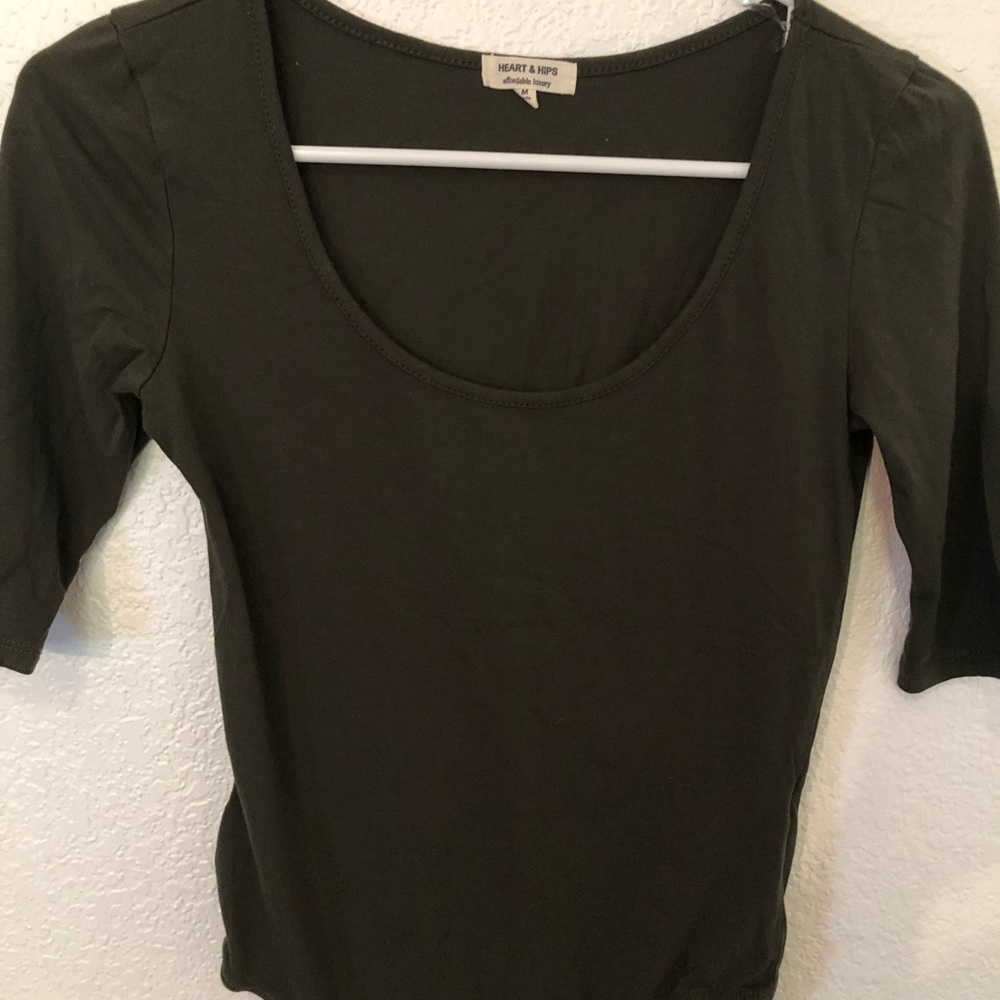 Olive Green Body Suit